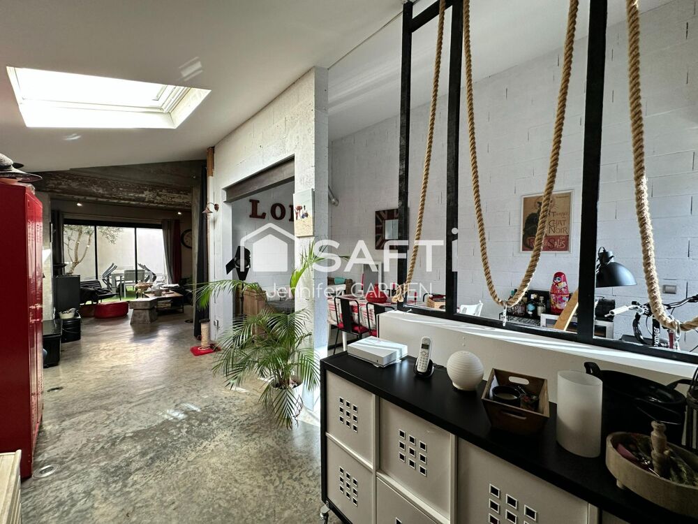 EYSINES Bourg - Maison Loft Atypique - 3 chambres 2 sde - 2 terrasses