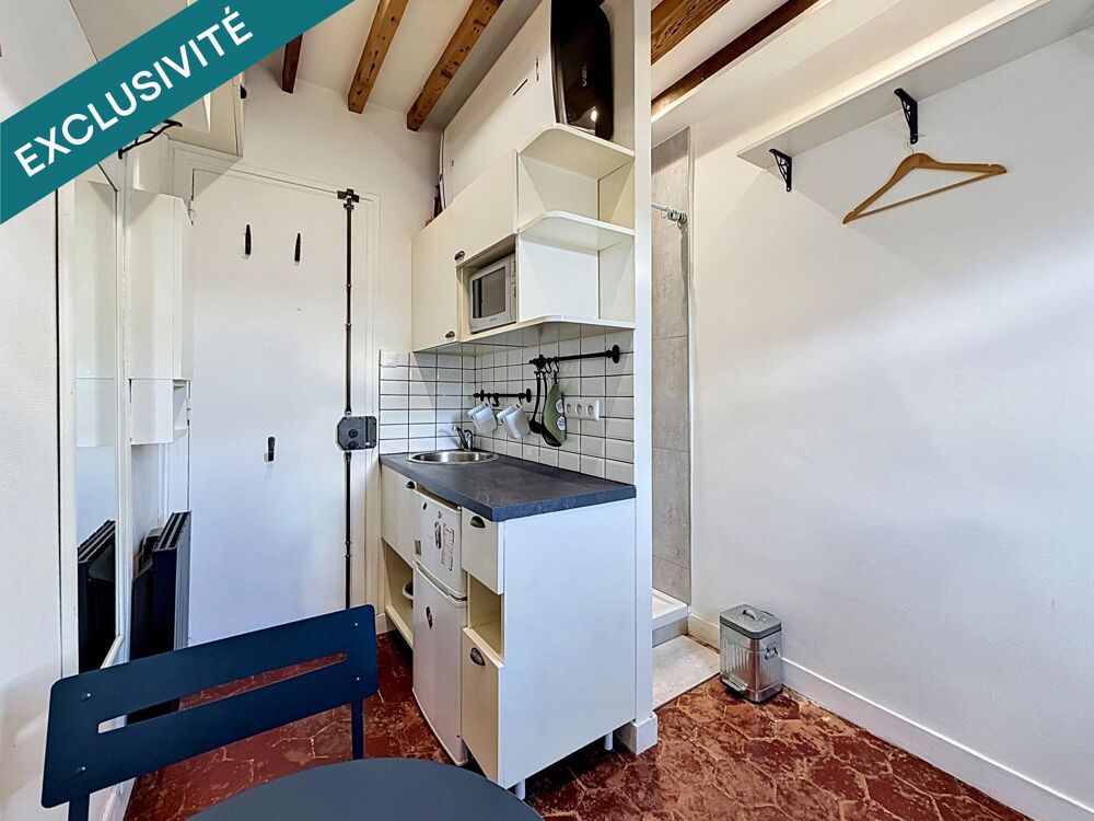 Vente Appartement PARIS 9ème – Trudaine : studette lumineuse au dernier étage avec ascenseur, idéale comme pied-à-terre Paris 9