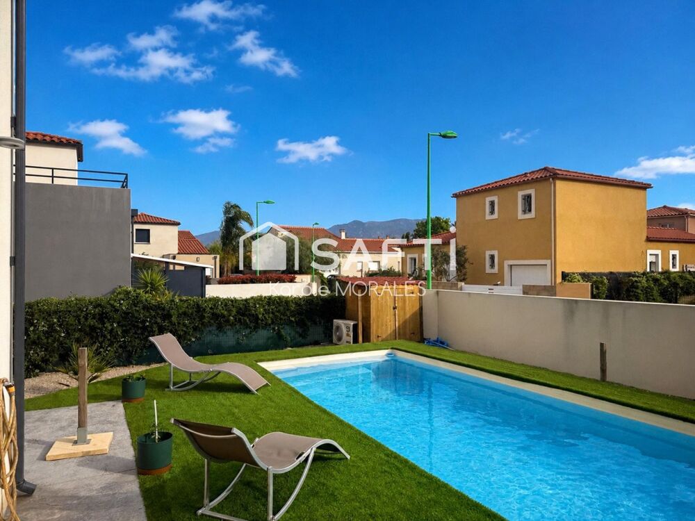 Vente Maison PALAU DEL VIDRE (66), BELLE VILLA, 4 FACES, STATIONNEMENT, PISCINE, APPARTEMENT T2 Palau-del-vidre