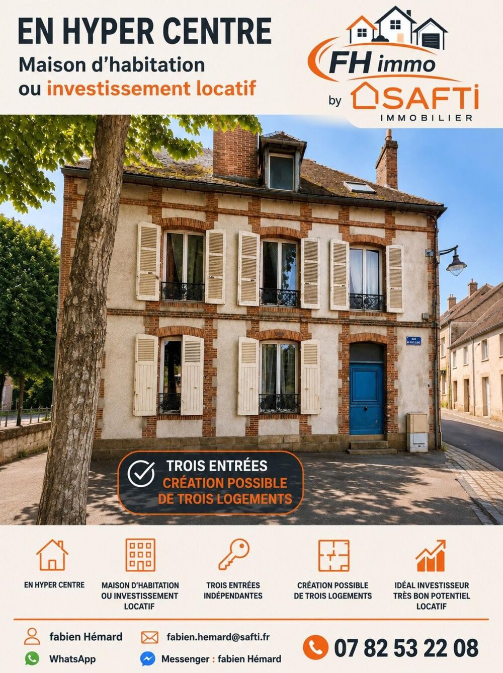 MAISON HYPER CENTRE VILLE