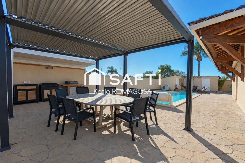 Le confort absolu : 175 m² habitables - 4 chambres - piscine au sel