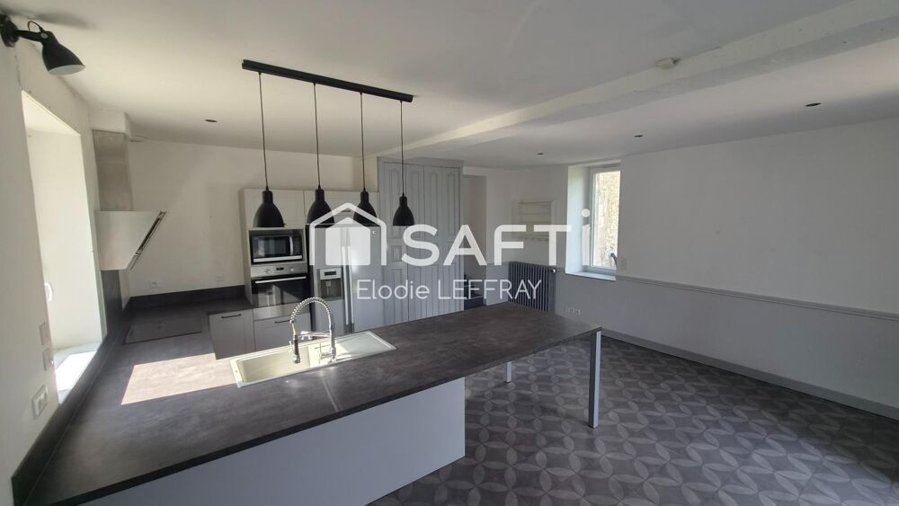 Ravissante maison en pierre avec beaux volumes et grand terrain clos