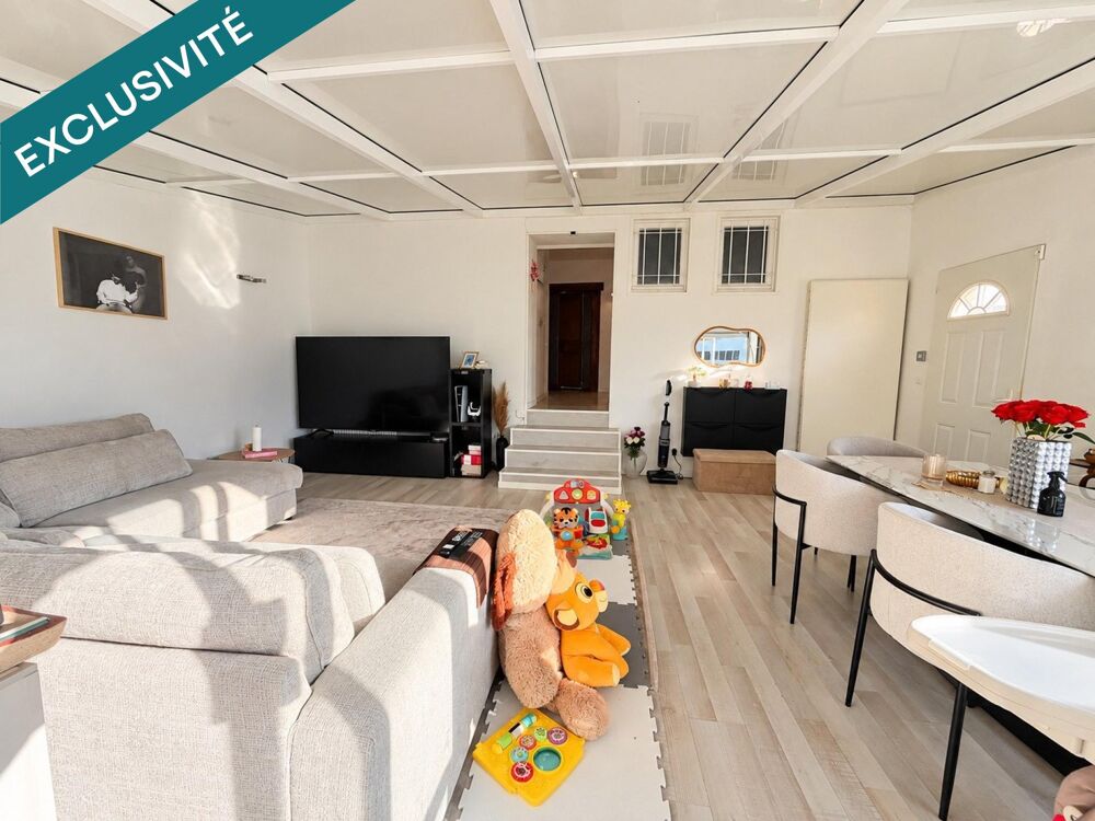 Maison de 90 m² habitable sur un terrain clos de 980 m²