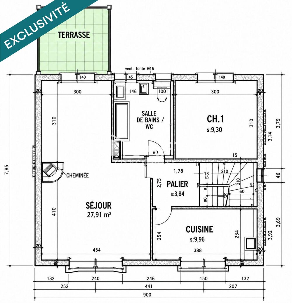 Vente Maison Jardin SUD-EST Clamart