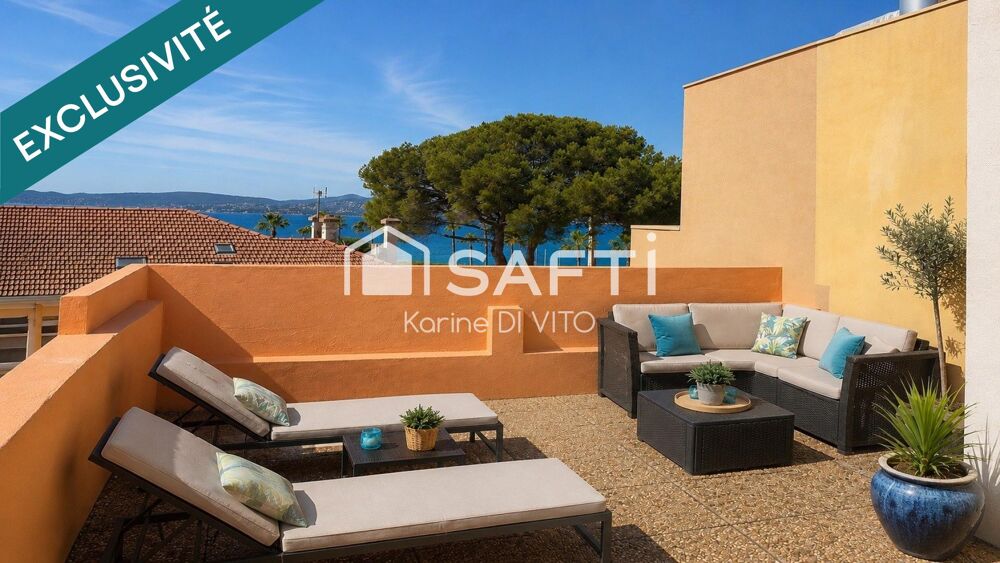Vente Appartement T3 dernier étage - 3 Terrasses de 61 m2 - Garage et cave Saint-raphael
