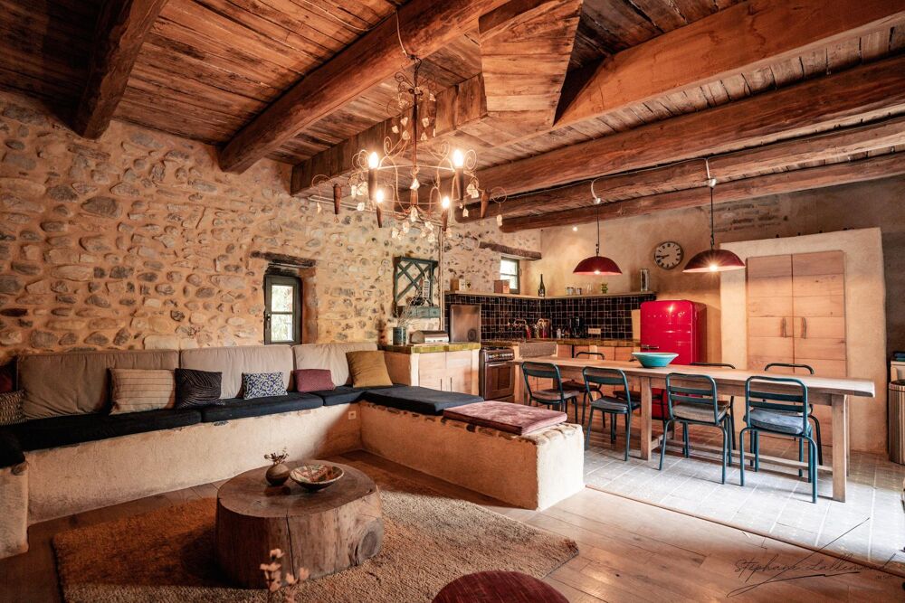 Vente Maison Mas du XVIII? près d'Anduze : 459 m², 4 logements Cardet