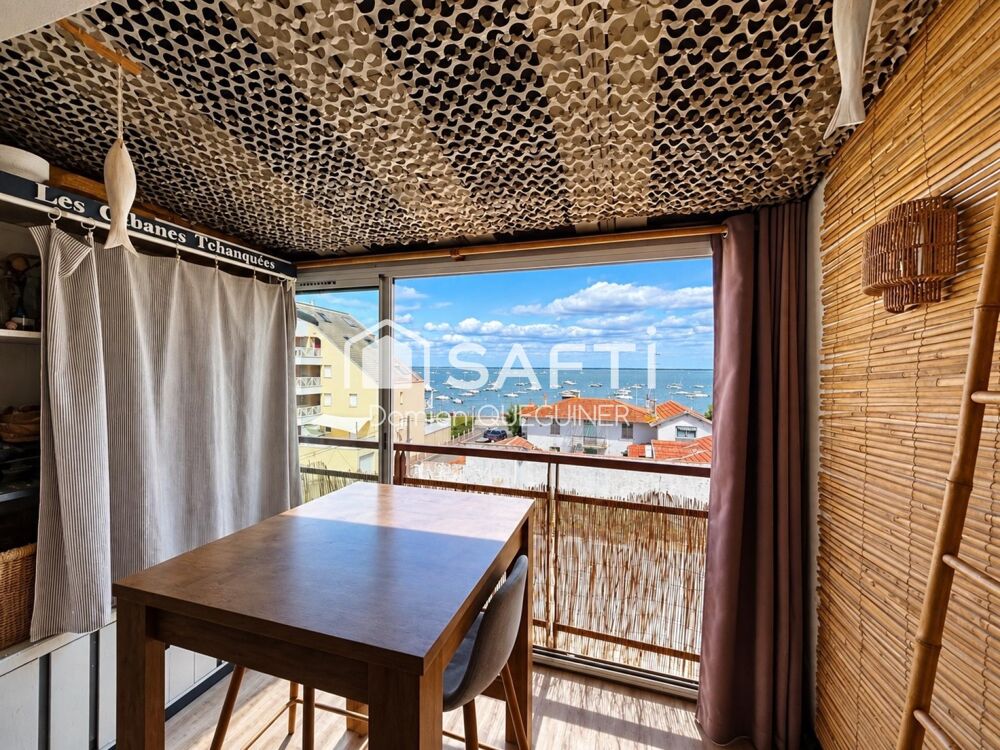 ARCACHON  AIGUILLON | T2 AVEC LOGGIA, VUE BASSIN ET PARKING