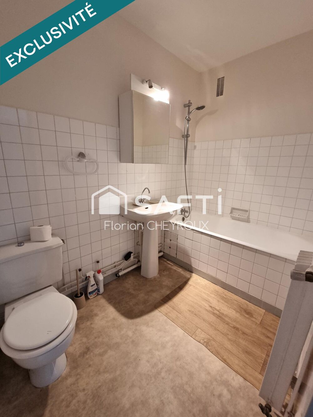 Vente Appartement T1 de 33 m² avec balcon, parking et cave, Roussillon Limoges