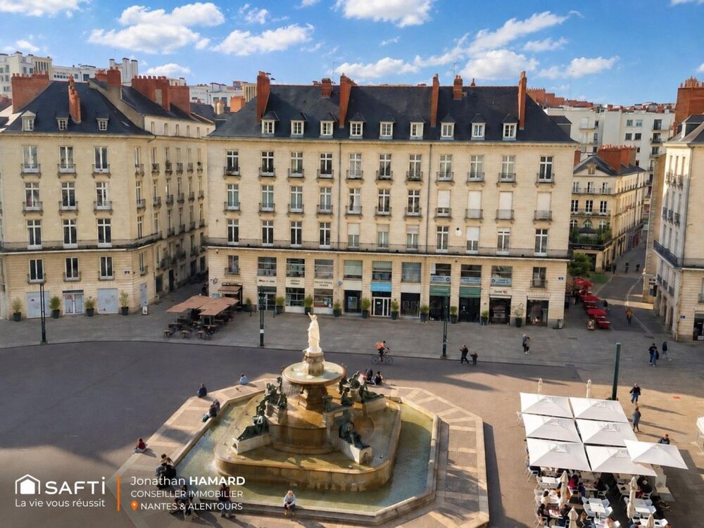 Vente Appartement Nantes · Place Royale - dernier étage, vues sur la ville Nantes