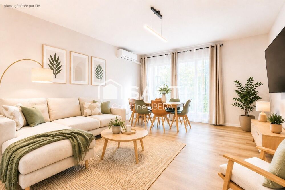 Baisse de prix, dernière opportunité à saisir : Istres, T3 rénové avec jardin de 150 m²
