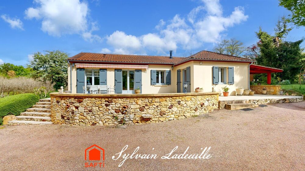 Vente Maison Plain-pied avec piscine, terrain arboré et grand garage Saint-cyprien