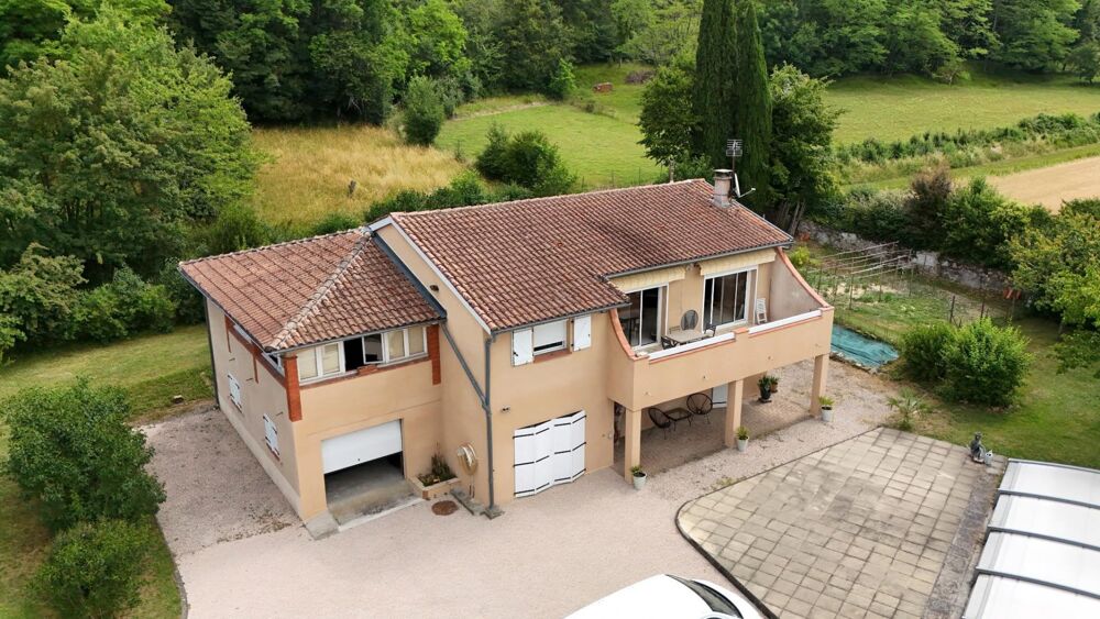 Vente Maison Maison de 182 m² avec piscine couverte, 4 ch, 3000 m² terrain Roquefort-sur-garonne