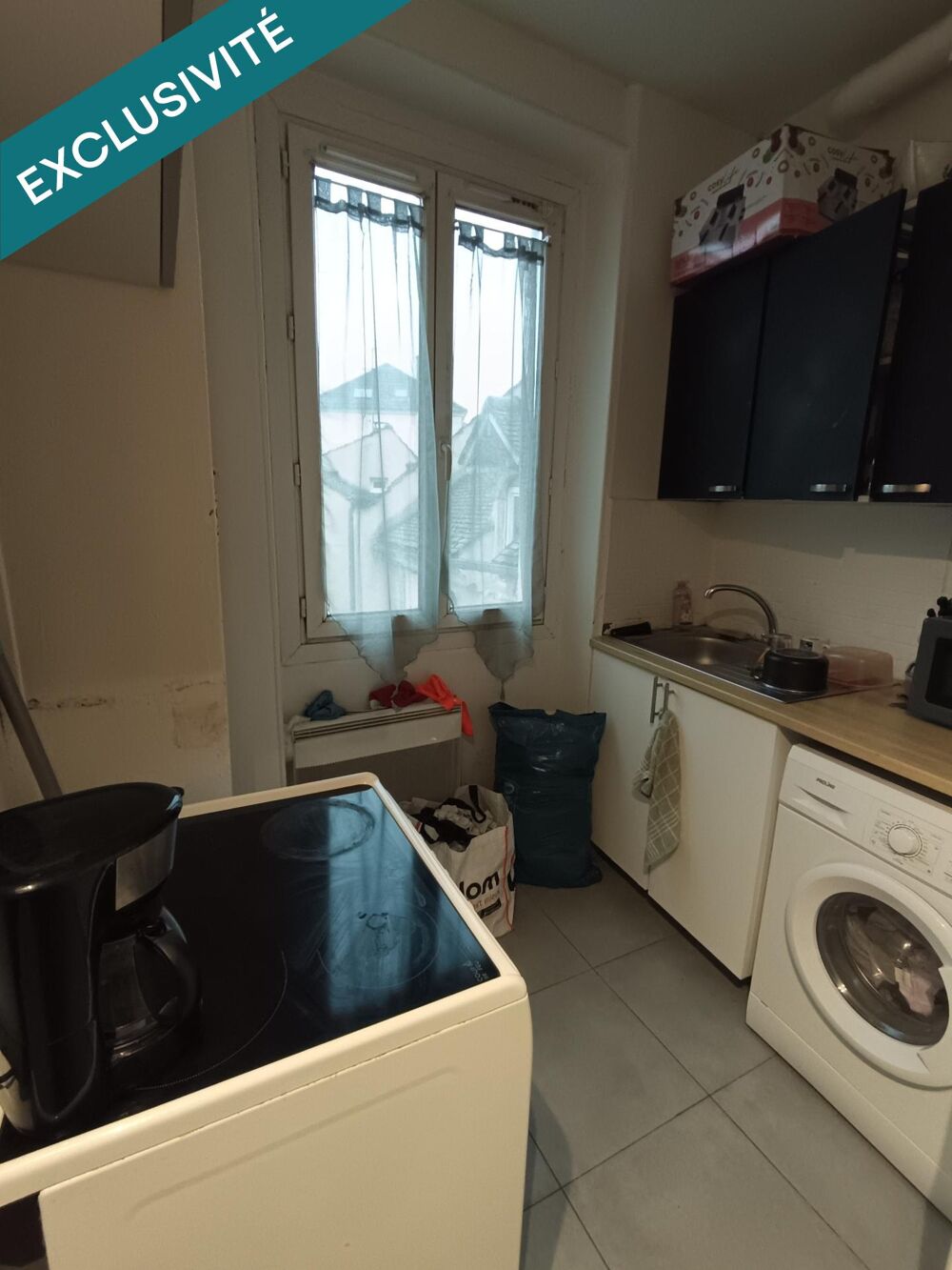 Vente Appartement 2P 39M2 VENDU LOUE PROCHE QUARTIER TRIBUNAL Pontoise