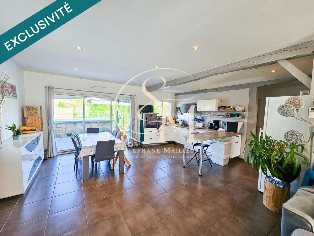 Maison rénovée avec piscine sans vis-à-vis