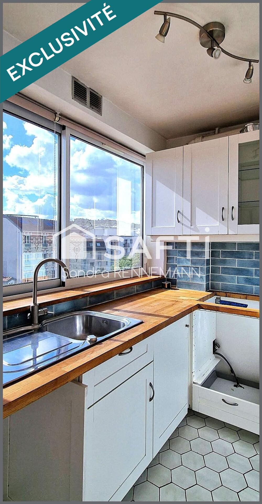 Vente Appartement Duplex 2/3 P calme, lumineux, vue dégagée, balcon. Puteaux