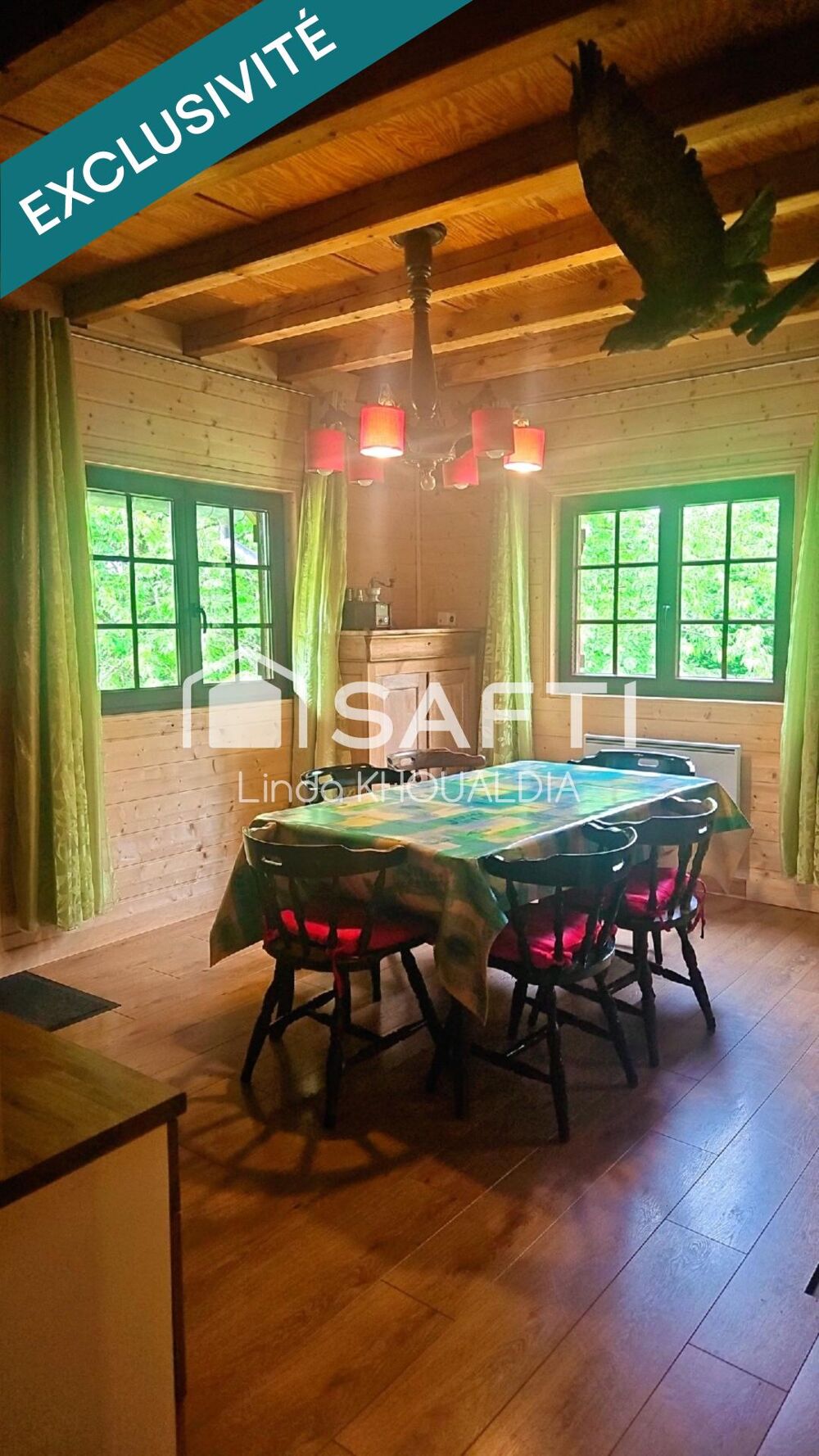 Vente Maison PLAINE – Chalet 78m² - 3 chambres sur un terrain de plus de 36 ares dont une partie constructible Plaine