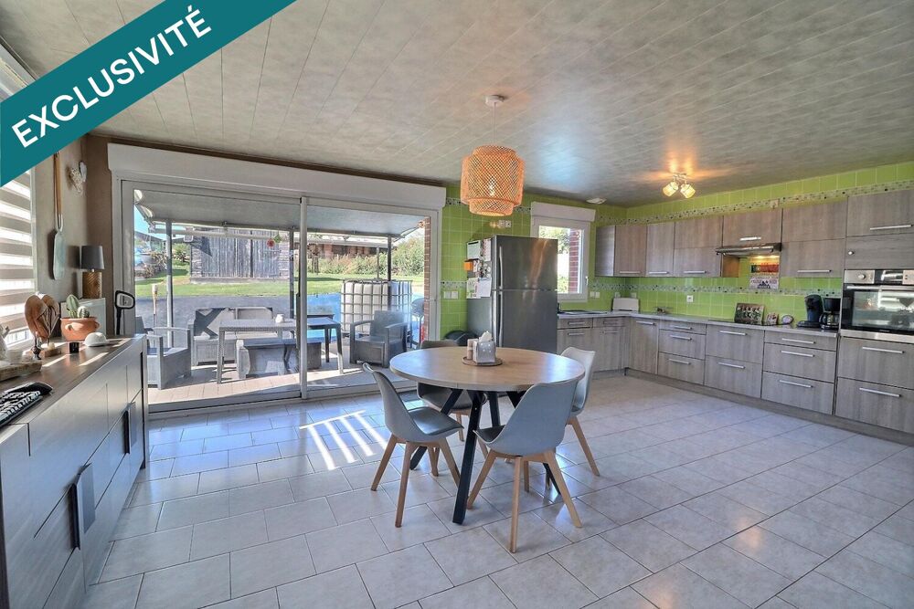 Vente Maison Pavillon de brique de 2013,de plain pied, 4 chambres, très économe, avec jardin clos. Le tout dans un village avec toutes les co Le quesnoy