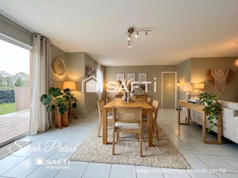 Vente Maison Maison de plain-pied avec suite parentale et jardin Oree d'anjou