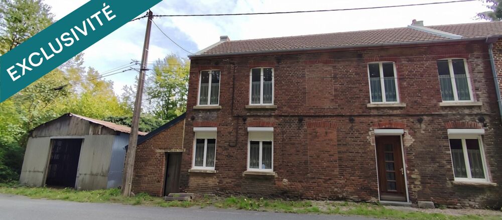 Vente Maison Maison 115 m² avec grand garage/hangar – Cousolre (59149) Cousolre