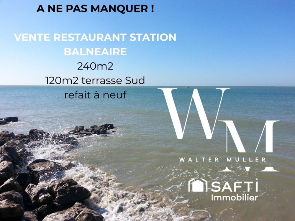   Restaurant bien placé dans une station balnéaire prisée 