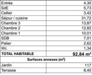  Maison � vendre 4 pi�ces 92 m�