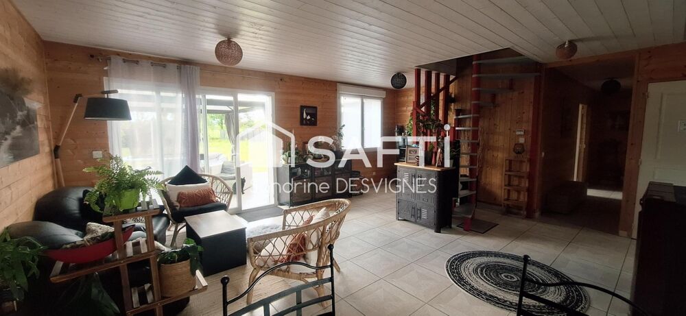 Vente Maison Ensemble de deux chalets 238 m2 hab avec terrain. Etang-sur-arroux