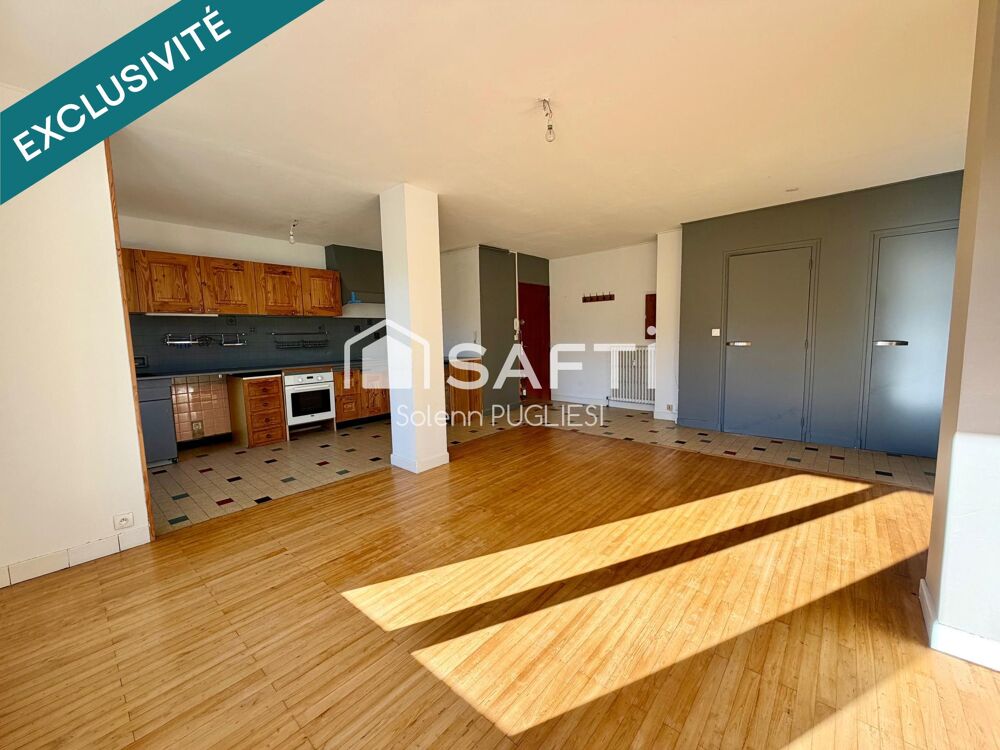 Vente Appartement Dernier étage avec vue Chartreuse – Beau T3, terrasse et parc privé. Voiron