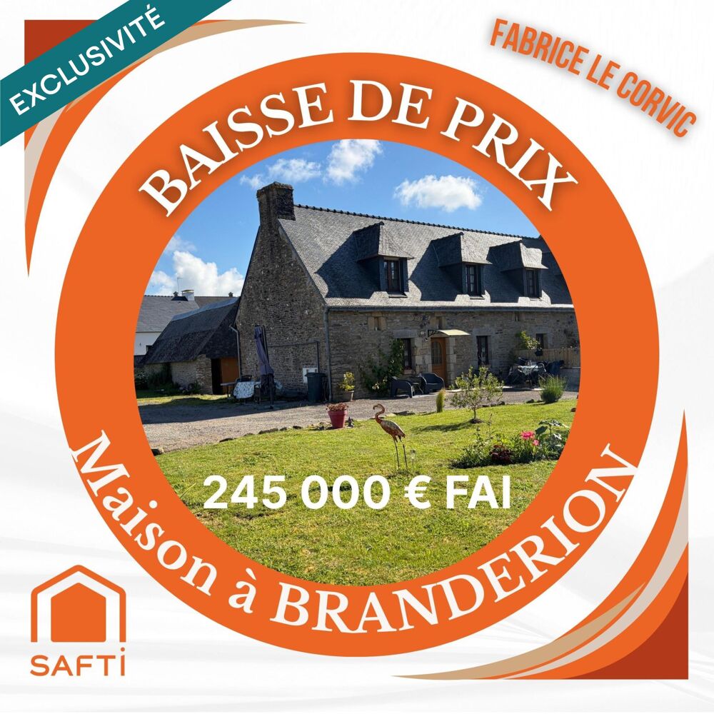 Maison 5 pièces 75 m² · à Branderion · 75 m² · 245 000 €