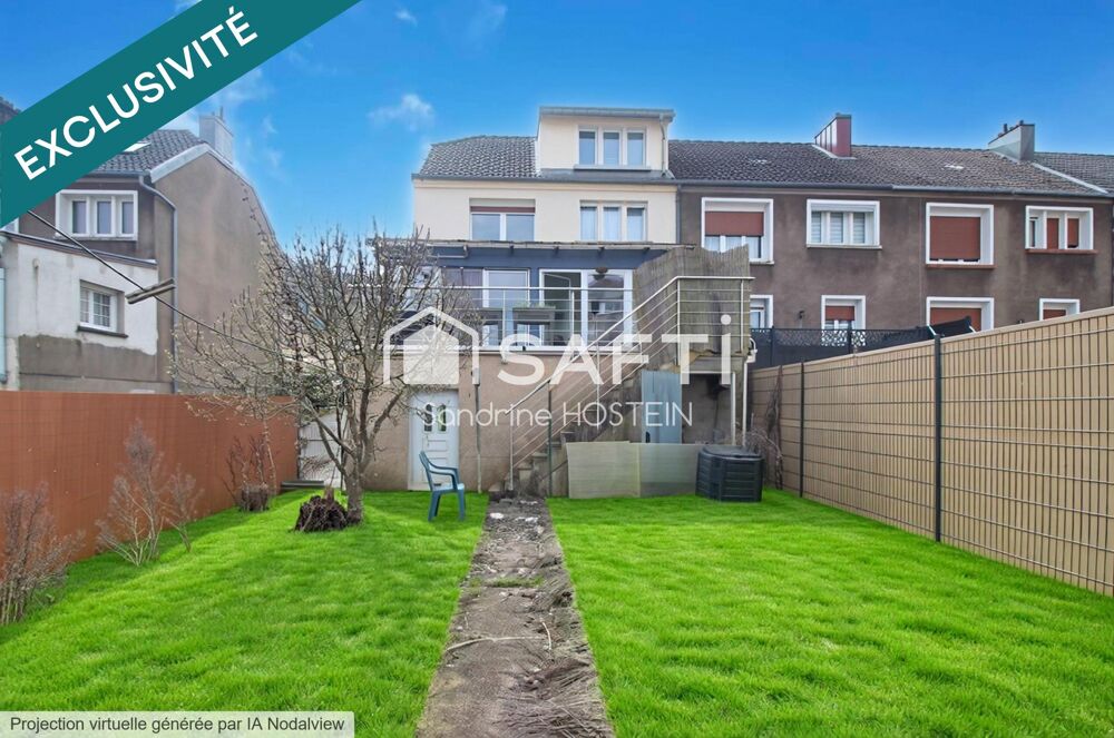 Vente Maison Maison libre 3 côtés avec 4 chambres, terrasse, jardin et 3 garages! Audun-le-tiche