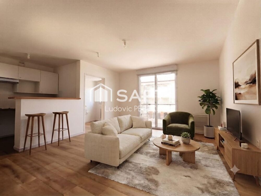 Lespinasse 31150  Appartement T3 rénové avec parking, au coeur des commerces
