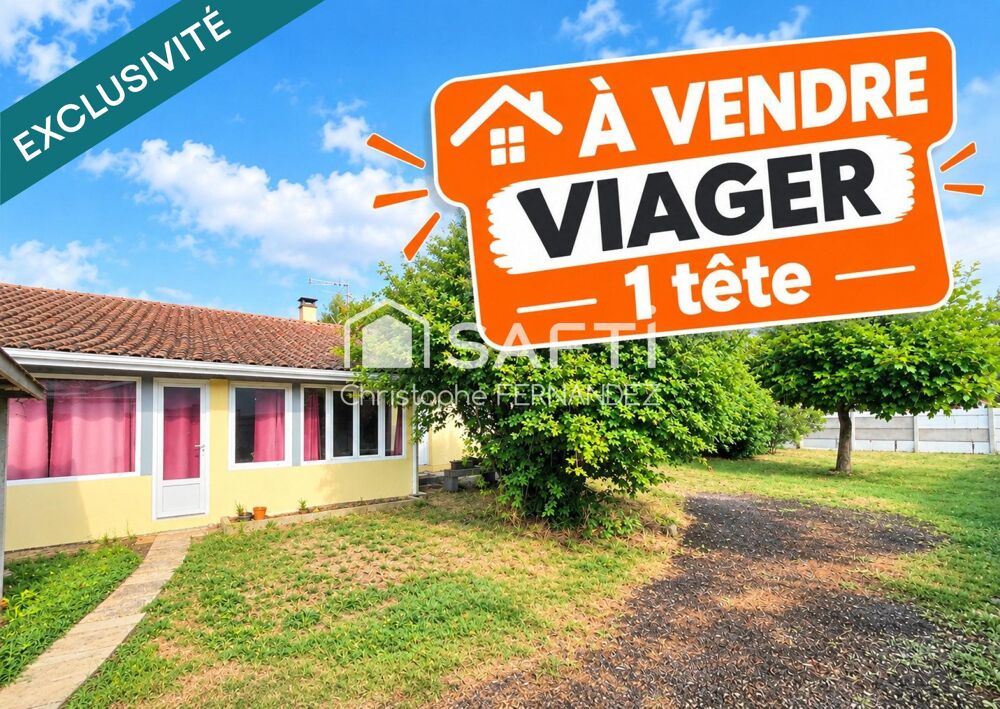 Vente Maison Maison à vendre en VIAGER habité sur Gauriaguet 33240 Gauriaguet