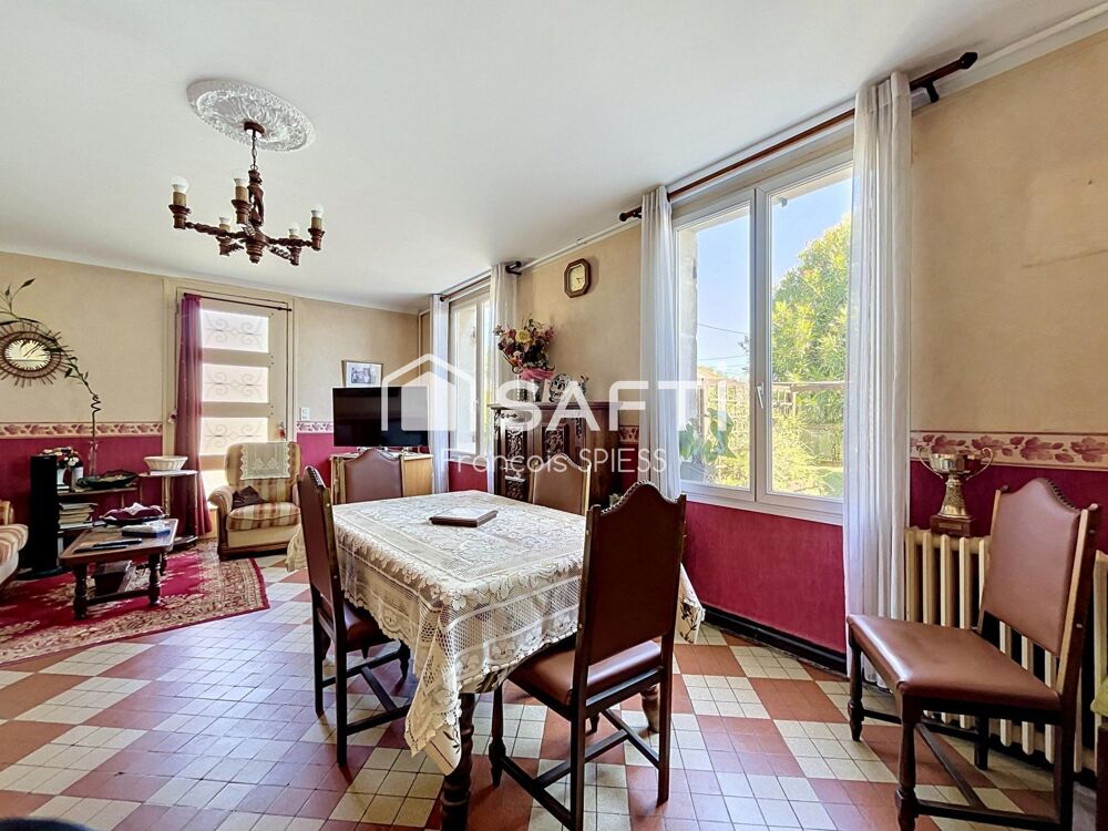 Maison T4 en pierre avec jardin, au coeur de Cenon