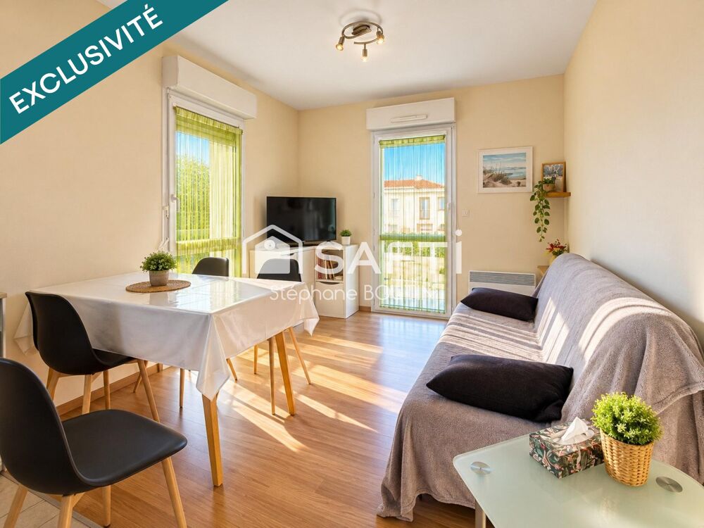 À 5 min à pied de la Grande Plage  T2 avec balcon et parking