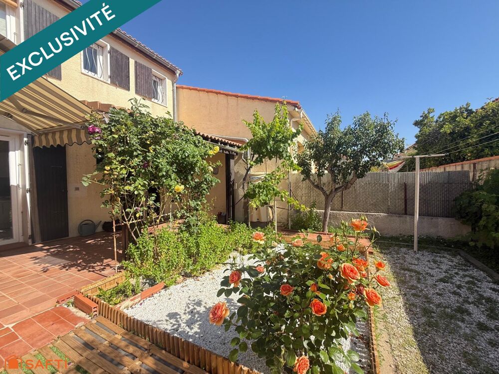 Maison de deux appartements deux faces, avec jardin sans vis à vis.