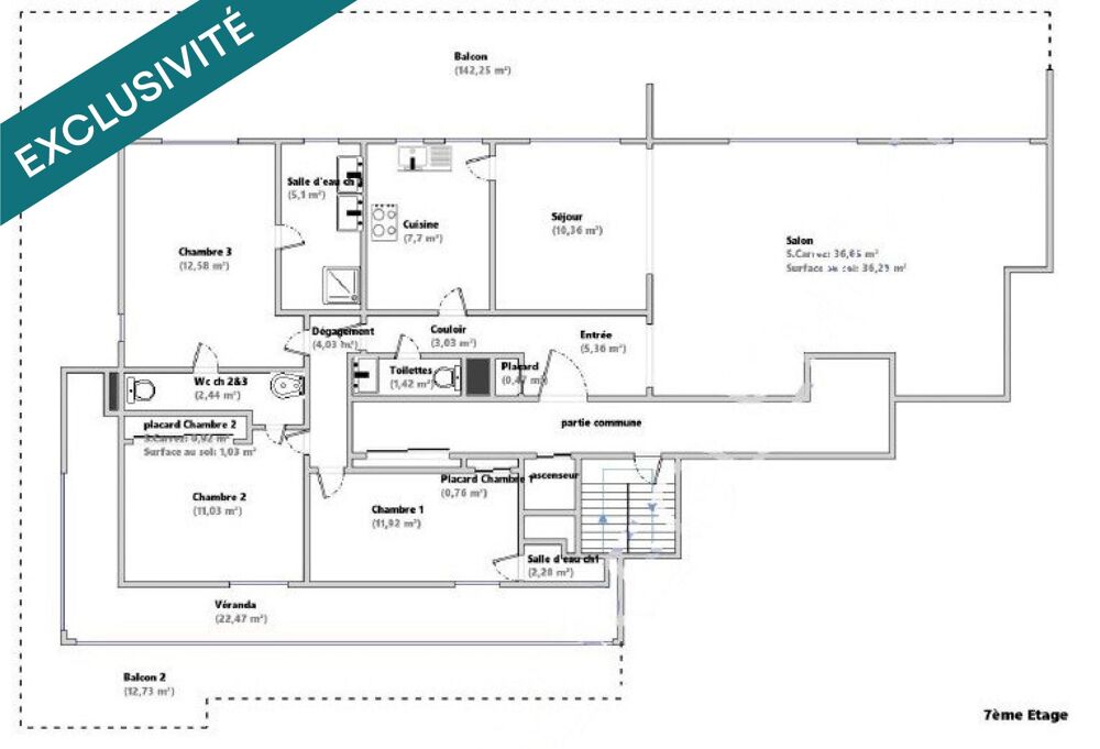  vendre  Appartement Cannes (06400)