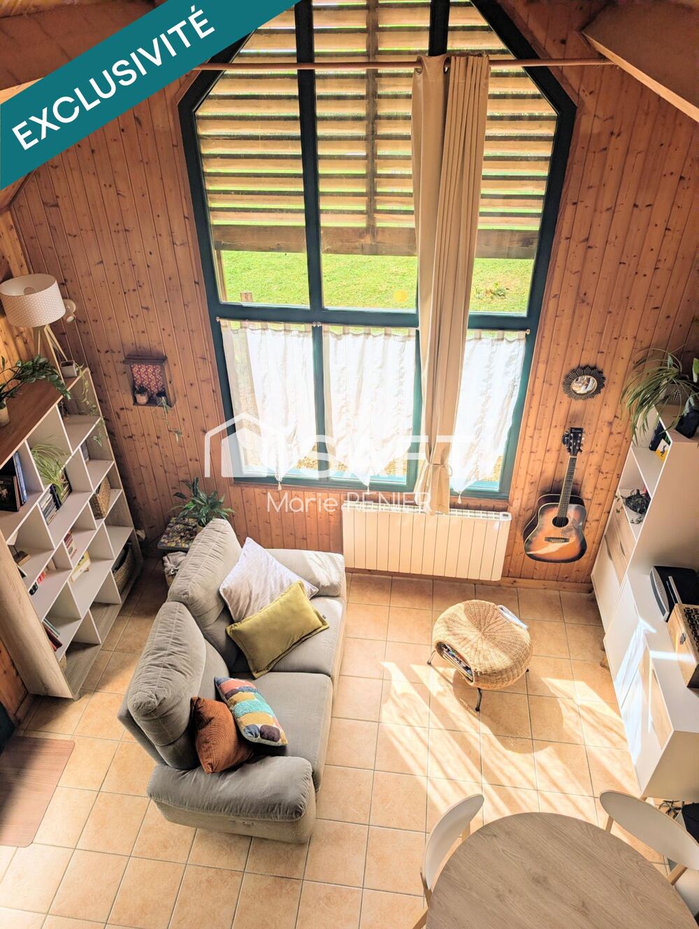 Vente Maison EN EXCLUSIVITÉ – Maison en bois avec jardin dans le bourg de Vaulandry Vaulandry