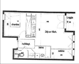  Appartement à vendre 2 pièces 47 m²