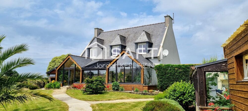 Vente Maison Maison 283 m², terrain de 1058m², sous sol aménagé Plouezoc'h