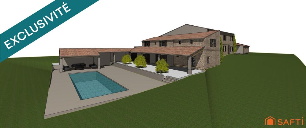Vente Maison Projet de rénovation, Ferme 380m² Apt
