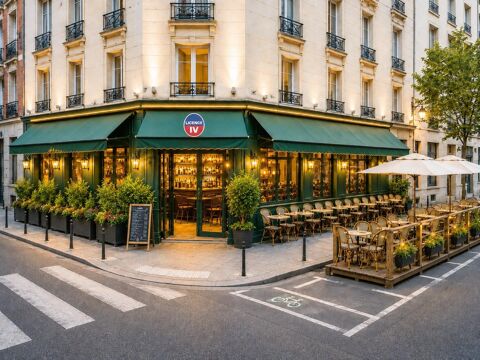 Brasserie d'angle Licence IV - Terrasses 399000 75015 Paris 15e arrondissement