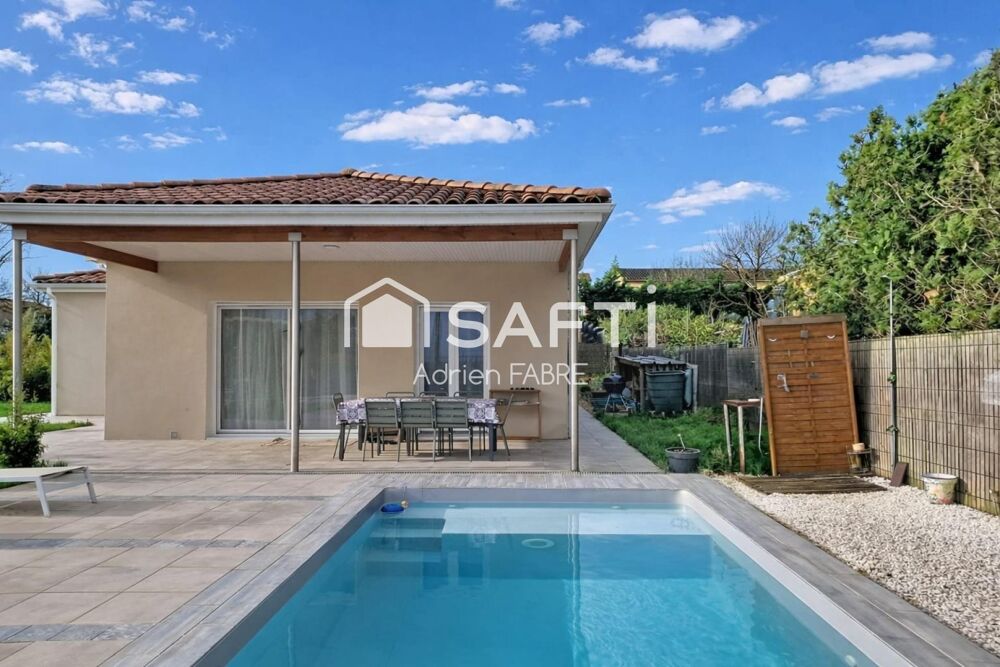 Maison T4 de plein pied de 2018 ,piscine, garage