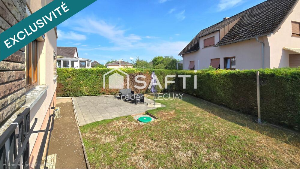 Appartement rénové avec jardin, cave et garage
