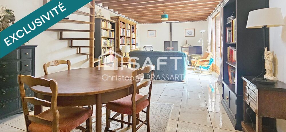 Vente Maison 165 m² – 5 chambres – Suite parentale – 2 bureaux – Garage et carport Frevin-capelle