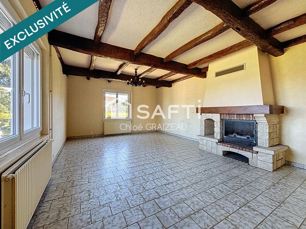 Maison de plain-pied, 3 chambres, garage