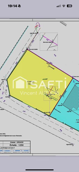  Terrain � vendre 746 m�