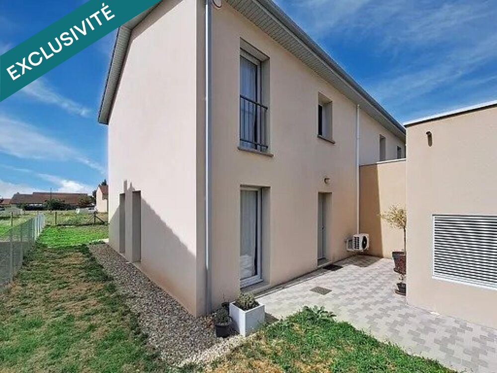 Maison récente de 90 m2 avec 3 chambres, terrain et garage