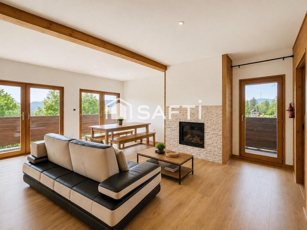 Vente Appartement T4 dans un chalet de montagne avec jardin (environ 300m2) sur une parcelle de 7 687m2, à 5 minutes en voiture du centre. Villard-de-lans