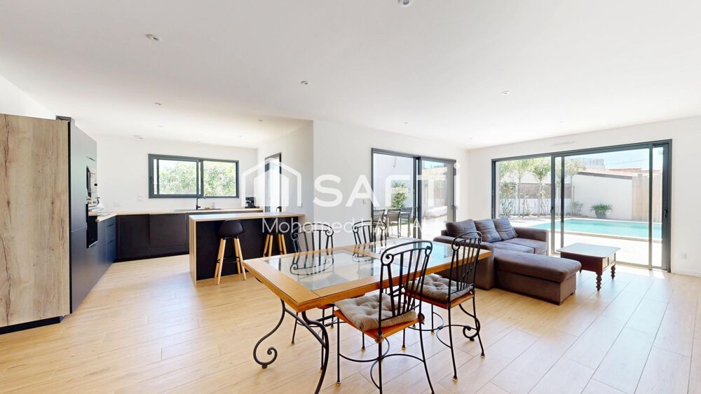 Maison neuve 2023  piscine, 4 chambres, 131 m²