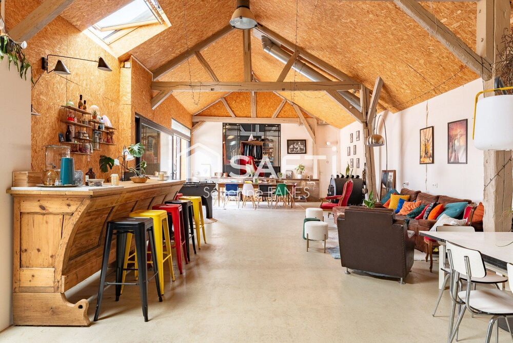 Vente Maison LOFT EXCEPTIONNEL 280 M2 TOIT CATHEDRALE+ 2 DEPENDANCES BIEN RARE A ROUEN Rouen