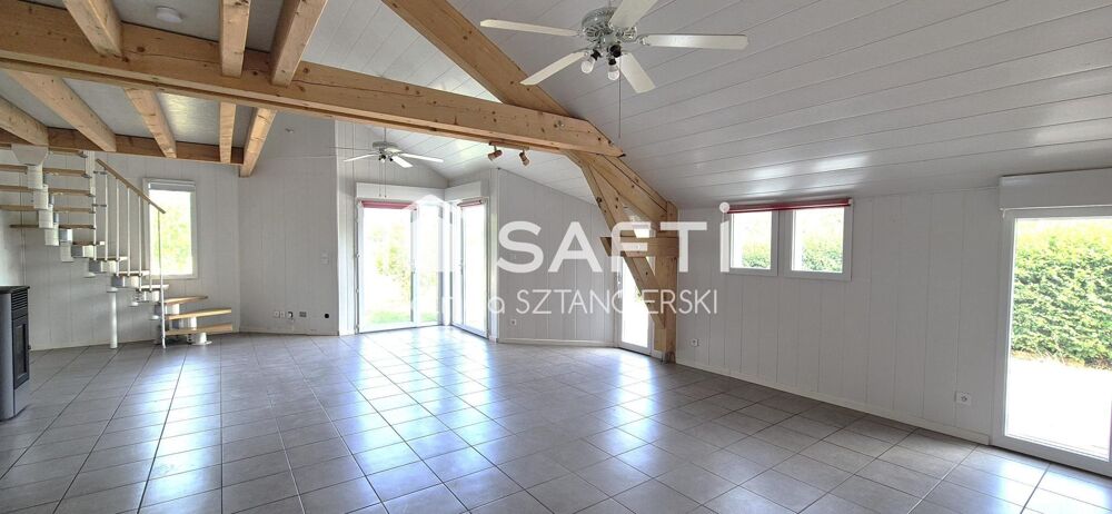 Vente Maison Mazaye (63230) maison ossature bois avec vue exceptionnelle sur la chaîne des Puys. Mazaye